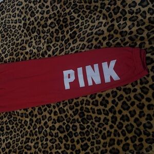 PINK Victoria's Secret Red Sweatpants